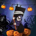 Διακοσμητική κάλτσα Halloween με τύπωμα χάρου για γιορτινή διακόσμηση τοίχου - Στυλ Χάρου