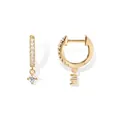 Boucles d'oreilles classiques en laiton doré avec gouttes de zircone de style rétro - Style 8 / Or