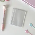 Clear 6-hole PVC binder sleeve insert for mini photo albums and planning notebooks - M5 Single Pocket Inner Page / 10 Sheets
