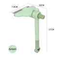 Self-cleaning green pet grooming brush with 10cm wide head and 17cm long handle - Rotating Comb / Green