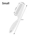 Small white pet flea comb with fine teeth for grooming and hair cleaning, size 14cm - Small Flea Comb / White