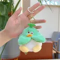 Simpatico portachiavi a forma di anatra verde in peluche per borse con gancio oro - Circa 9cm / Verde (Con Fibbia Dorata)