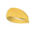 Bright yellow breathable elastic sports headband for yoga and running fitness activities - Yellow
