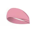 Elastic pink sports headband with breathable knit texture for yoga and fitness - Light Pink