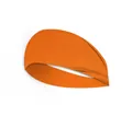 Bright orange breathable sports headband made of elastic knitted fabric for yoga and running - Orange