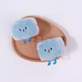 Hellblaue Plüsch-Wascharmbänder mit Cartoon-Design, weiches saugfähiges Material mit Füßen - Blauer Wolke Stil