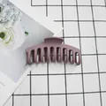 Pince à cheveux 11cm mauve mat avec finition givrée pour cheveux épais et denses - Mauve Clair