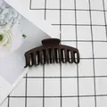 Pince à cheveux de 11cm marron foncé avec finition mate et design ergonomique - Marron