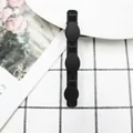 Fermaglio per capelli nero opaco con design a tre ovali per acconciature donna - Nero
