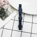 Fermaglio per capelli blu scuro minimalista con tre piccoli becchi d'anatra sulla base - Blu navy