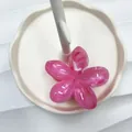 Molla per capelli a forma di fiore rosa marmorizzato per acconciature mare - Rosa Marmorizzato