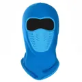 Pasamontañas de ciclismo azul real cortavientos con malla transpirable para el invierno - Azul lago