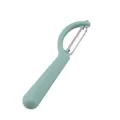 Pelapatate verde chiaro in acciaio inossidabile con manico ergonomico per la cucina di casa - Stile Pieno / Azzurro