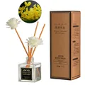 50ml Osmanthus reed diffuser set with glass bottle and flower diffuser sticks - Osmanthus