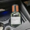 160ml Jasmine car fragrance air freshener in clear glass bottle with wood cap - Car Jasmine