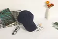 Berretto da baseball in cotone blu navy con fibbia regolabile e visiera curva per il tempo libero - Taglia unica / Blu scuro