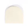 Gorro de punto minimalista de gran tamaño color blanco marfil para el calor invernal - Talla única / Beige