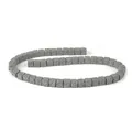 Natural grey lava stone cube beads with porous texture for DIY aromatherapy jewelry - Dark Gray (13)