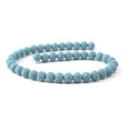Perle in pietra lavica naturale azzurra con trama porosa per gioielli fai-da-te - XXS / Azzurro