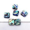 Vierkante natuurlijke abalone schelp kralen met glans voor doe-het-zelf sieraden - Vierkant