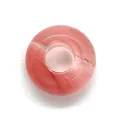 Pink strawberry quartz doughnut bead 4x10mm for DIY jewelry making accessories - 4x10mm / Watermelon Quartz
