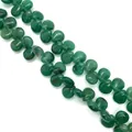 Perline di pietra naturale avventurina verde a forma di cuore con finitura lucida - 10x12mm / Fluorite Verde (N. 19)
