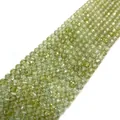 Dettaglio di perline rotonde in zircone verde chiaro sfaccettato da 2-4 mm per gioielli - 6mm / N. 1 (Verde Chiaro)