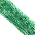 Cuentas redondas de piedra natural de amazonita verde pulida para creación de joyería DIY - 2mm / Ágata Flor Única