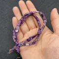 Square purple sea sediment jasper beads for DIY jewelry making and craft supplies - 3x6mm / Deep Purple Mottled