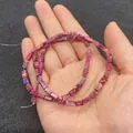 Fuchsia keizerlijke jaspis 3x6mm rechthoekige kralen voor DIY sieraden in de hand - Roze Gemengde Keizerlijke Jaspis Stijl (11号) / 3x6mm (65 Stuks/Verpakking)