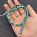 Blauwgroene vierkante keizersteen kubus kralen voor DIY sieraden maken accessoires - Blauwgroen Celestien Textuur Kubus (Nr. 17)