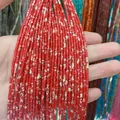 2x4mm Red Imperial Jasper stone tube beads for DIY jewelry making and craft projects - 2x4mm / Red Emperor Stone