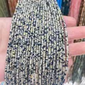 Dalmatian Jasper cylinder beads with natural black spots for DIY jewelry making - 2x4mm / Dalmatian Jasper