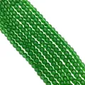 Green frosted natural stone round beads for DIY handmade jewelry necklace bracelets - 6mm / Green