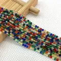 Faceted 2mm 3mm natural stone beads in various colors for DIY jewelry making - Small / US 1