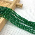 Facettierte smaragdgrüne Kristallperlen Stränge für DIY Schmuckherstellung - US 11