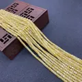 Gele natuursteen kralen gefacetteerde rondellen 2x3mm voor DIY sieraden maken - 2x3mm (1 Streng) / Geel (Nr. 2)