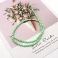 Snoer van gepolijste lichtgroene schelpkraal voor DIY sieraden maken - Lichtgroen (Nr.9)