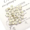 6mm natural shell bead with golden tree of life inlay for DIY jewelry crafting - Tree of Life / 6mm 20g 20 Pcs/Pack