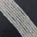 Kussengesneden drakenader agaat kralen in roomwit voor DIY sieraden maken - 8x8mm / Crèmewit (Stijl 12)