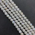 Iriserende witte 8mm drakenader agaat kralen met een metallic regenboog coating voor DIY - Iriserende Kleur Nr. 7