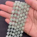 Faceted light green natural stone beads for DIY jewelry making and necklace design - Burmese Jade