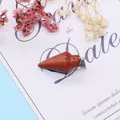 Μενταγιόν από χρυσόλιθο σε σχήμα σφαίρας με μεταλλικό κούμπωμα για DIY κοσμήματα - Σχήμα σφαίρας / Χρυσός Ψαμμίτης