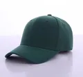Berretto da baseball classico verde scuro a sei pannelli in twill con visiera curva - Verde Scuro