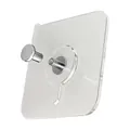 Adesivo per viti trasparente con bullone in acciaio inossidabile per mensole da bagno - 6x6 Adesivo per cornice