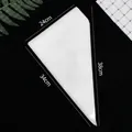 Disposable anti-slip thick pastry bag in large size measuring 24cm by 34cm by 38cm - No Print / Large