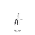 Cat paw kitchen tong in black silicone and stainless steel, small 12cm size - Small / Black