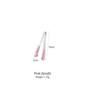 Pink small cat paw food tongs with stainless steel handle and silicone non-slip grip - Small / Pink