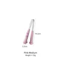 Pink cat paw food tongs in medium size, featuring a stainless steel body and silicone tip - Medium / Pink