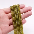 Olive green faceted cube crystal beads for DIY jewelry making accessories - No. 2 (Olive Green)